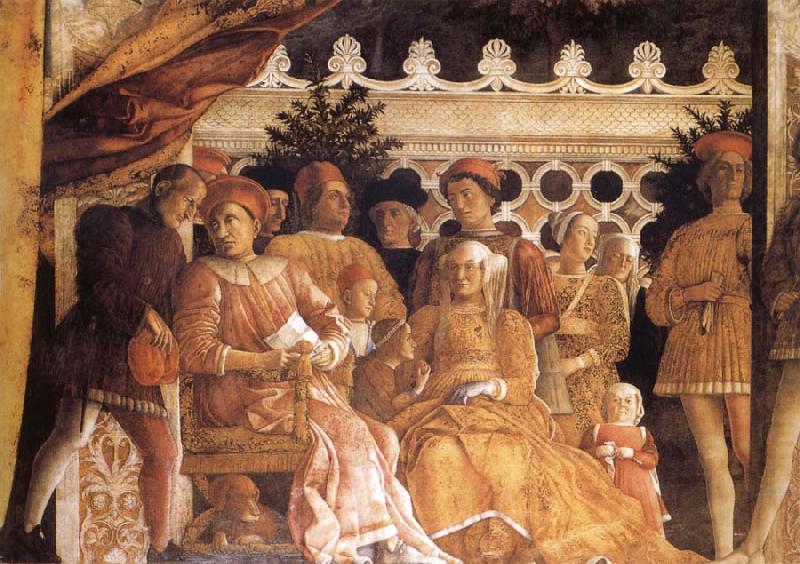 MANTEGNA, Andrea The Gonzaga Family and Retinue finished china oil painting image